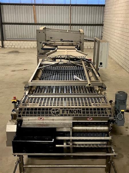 Grote foto mushroom sorting machine demo agrarisch tuinbouw