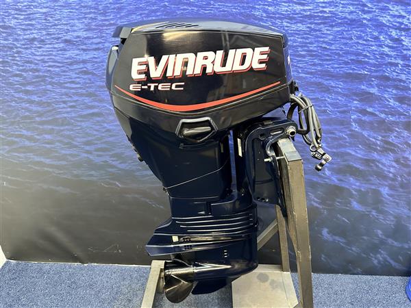 Grote foto evinrude 50 pk buitenboordmotor langstaart powertrim watersport en boten buiten en binnenboordmotoren
