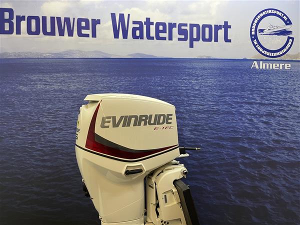 Grote foto evinrude 90pk buitenboordmotor langstaart watersport en boten buiten en binnenboordmotoren