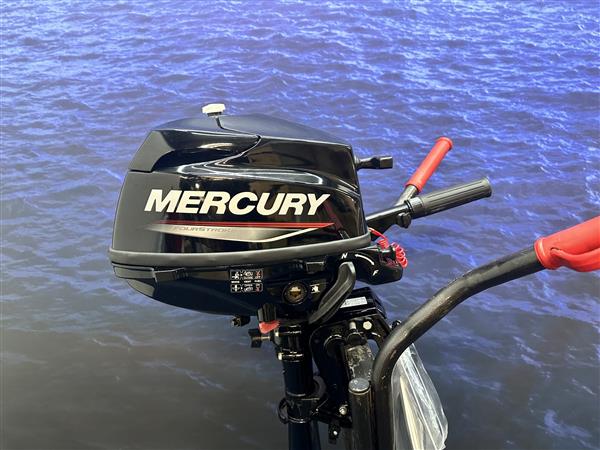 Grote foto mercury 3.5 buitenboordmotor langstaart knuppel bediend watersport en boten buiten en binnenboordmotoren