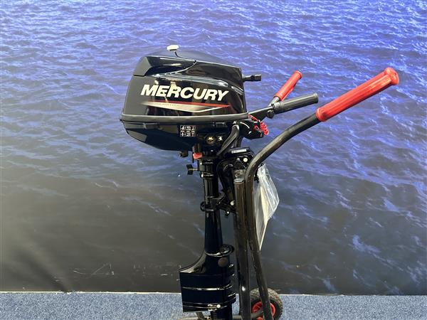 Grote foto mercury 3.5 buitenboordmotor langstaart knuppel bediend watersport en boten buiten en binnenboordmotoren