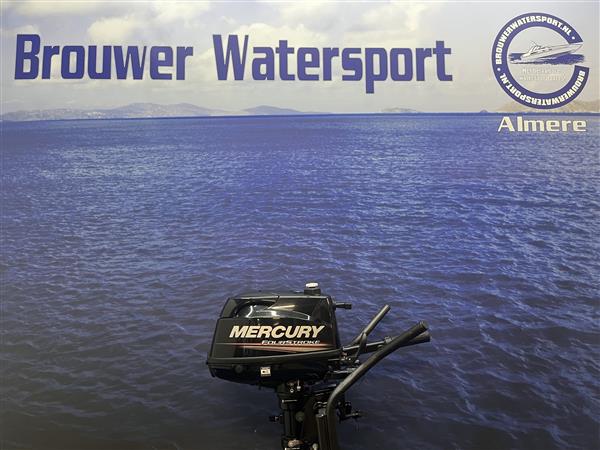 Grote foto mercury 4 pk buitenboordmotor kortstaart watersport en boten buiten en binnenboordmotoren
