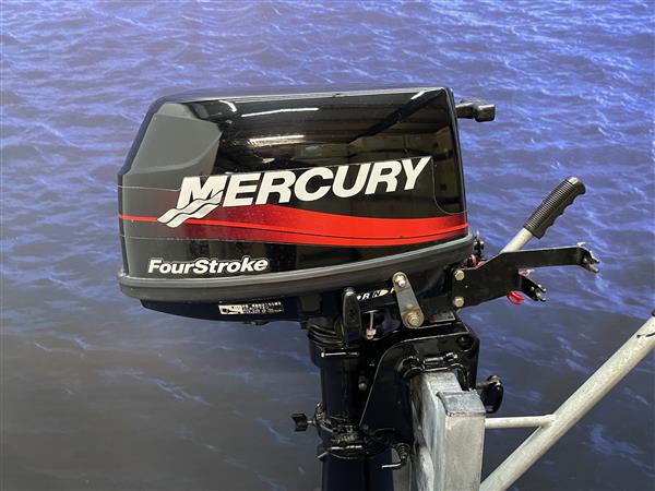 Grote foto mercury 6pk buitenboordmotor kortstaart afstandsbediening watersport en boten buiten en binnenboordmotoren