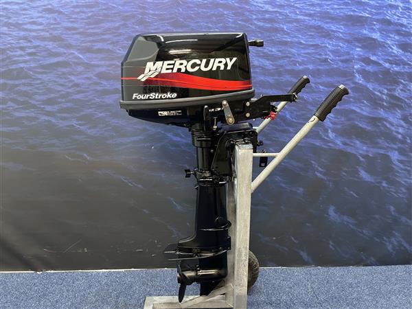 Grote foto mercury 6pk buitenboordmotor kortstaart afstandsbediening watersport en boten buiten en binnenboordmotoren