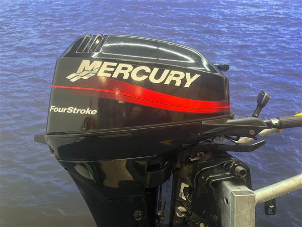 Grote foto mercury 9.9 langstaart bigfoot werkmotor watersport en boten buiten en binnenboordmotoren