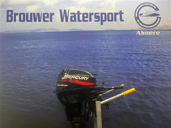 Grote foto mercury 9.9 langstaart bigfoot werkmotor watersport en boten buiten en binnenboordmotoren