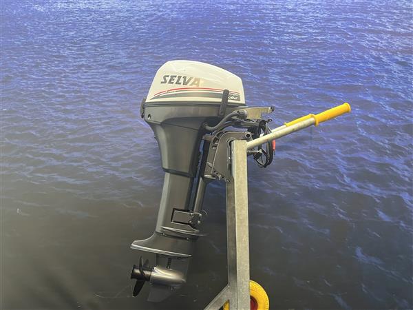 Grote foto selva yamaha 9.9 pk langstaart afstandsbediening watersport en boten buiten en binnenboordmotoren