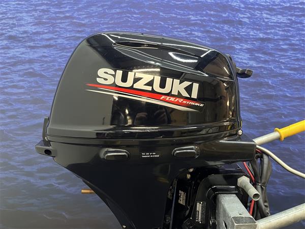 Grote foto suzuki 15 pk kortstaart afstandsbediening el start watersport en boten buiten en binnenboordmotoren