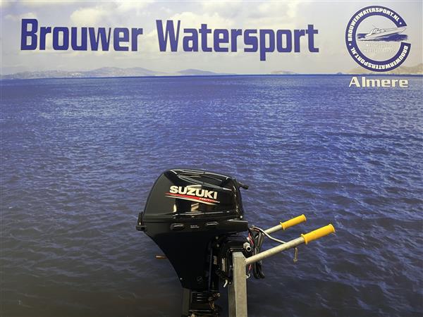 Grote foto suzuki 15 pk kortstaart afstandsbediening el start watersport en boten buiten en binnenboordmotoren
