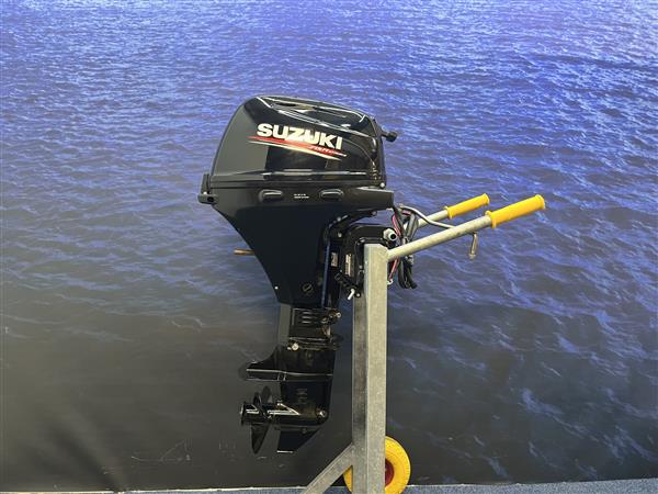 Grote foto suzuki 15 pk kortstaart afstandsbediening el start watersport en boten buiten en binnenboordmotoren