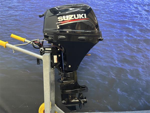 Grote foto suzuki 15 pk kortstaart afstandsbediening el start watersport en boten buiten en binnenboordmotoren