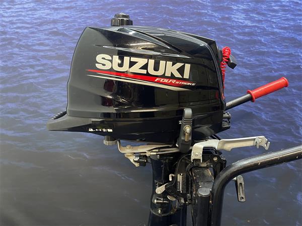 Grote foto suzuki 6 pk kortstaart afstand bediend watersport en boten buiten en binnenboordmotoren