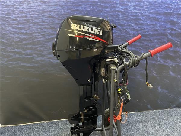 Grote foto suzuki 9.9 pk buitenboordmotor langstaart elektrische start watersport en boten buiten en binnenboordmotoren