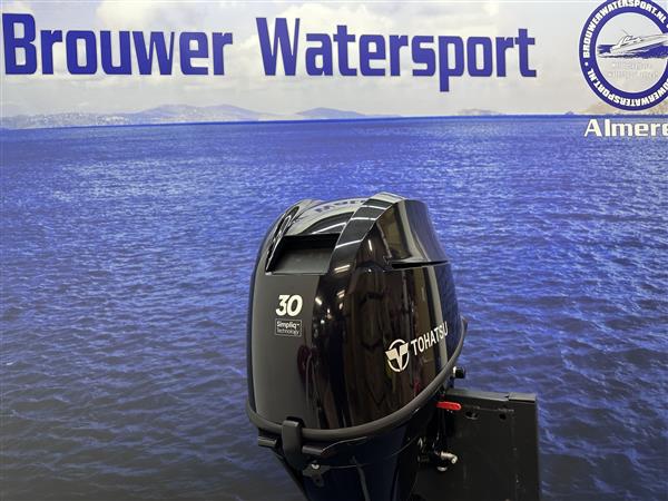 Grote foto tohatsu 30 buitenboordmotor langstaart nieuwe type watersport en boten buiten en binnenboordmotoren
