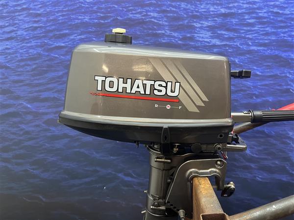 Grote foto tohatsu 4 pk kortstaart watersport en boten buiten en binnenboordmotoren