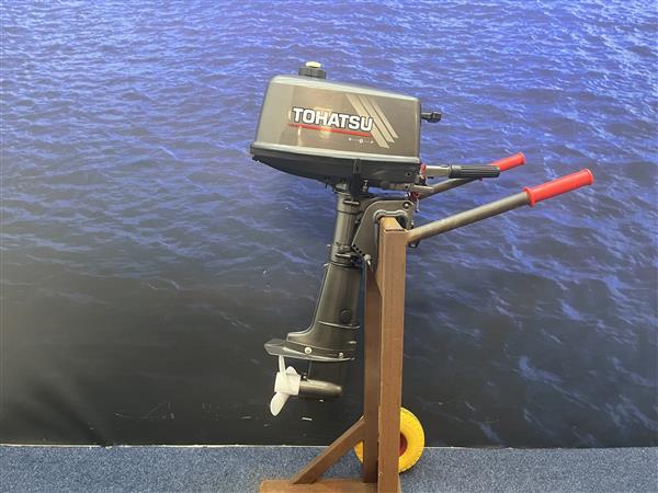 Grote foto tohatsu 4 pk kortstaart watersport en boten buiten en binnenboordmotoren