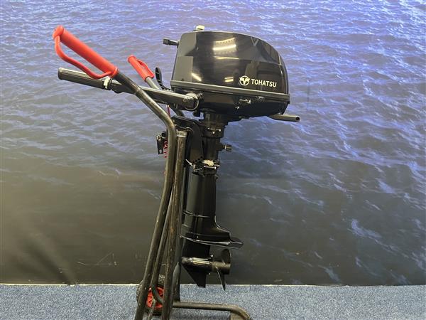 Grote foto tohatsu 4 pk kortstaart watersport en boten buiten en binnenboordmotoren