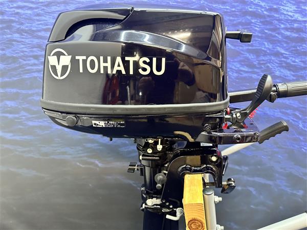 Grote foto tohatsu 5 pk buitenboordmotor kortstaart watersport en boten buiten en binnenboordmotoren