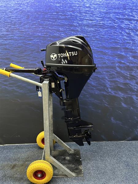 Grote foto tohatsu 9.8 buitenboordmotor 9.8 pk langstaart knuppel watersport en boten motorboten en jachten