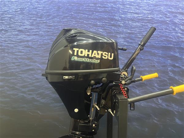 Grote foto tohatsu 9.8 buitenboordmotor kort staart 4 takt 2 cilinder watersport en boten buiten en binnenboordmotoren
