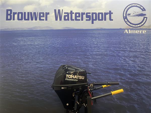 Grote foto tohatsu 9.8 buitenboordmotor kort staart 4 takt 2 cilinder watersport en boten buiten en binnenboordmotoren