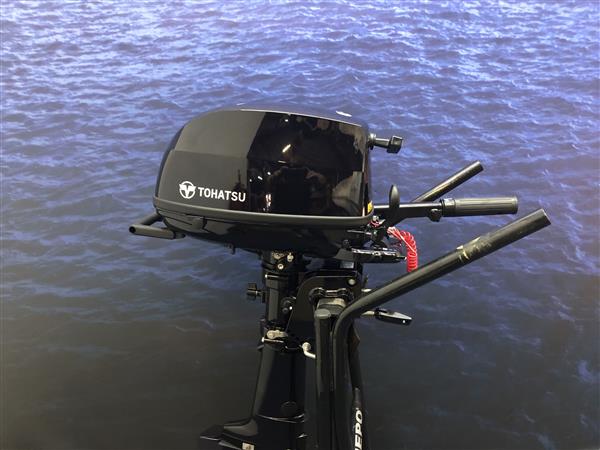 Grote foto tohatsu sailpro 6 pk langstaart werkschroef laadspoel watersport en boten buiten en binnenboordmotoren