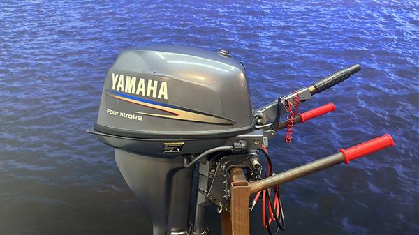Grote foto yamaha 15 pk buitenboordmotor langstaart knuppel elektrische watersport en boten buiten en binnenboordmotoren