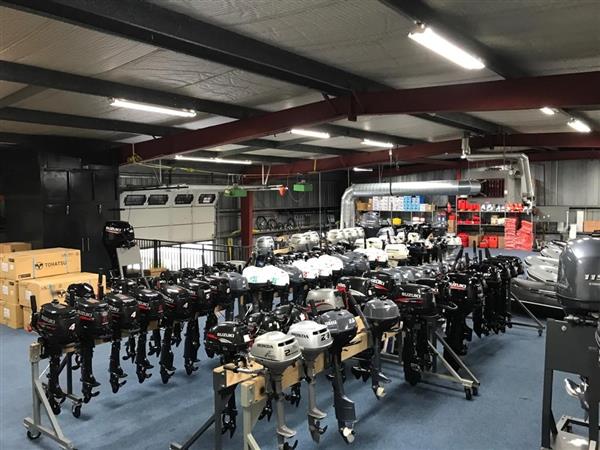 Grote foto yamaha 8 pk hightrust werkmotor langstaart watersport en boten buiten en binnenboordmotoren