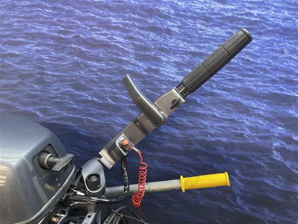 Grote foto yamaha 8 pk hightrust werkmotor langstaart elektrische start watersport en boten buiten en binnenboordmotoren