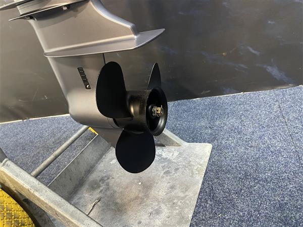 Grote foto yamaha 8 pk hightrust werkmotor langstaart elektrische start watersport en boten buiten en binnenboordmotoren