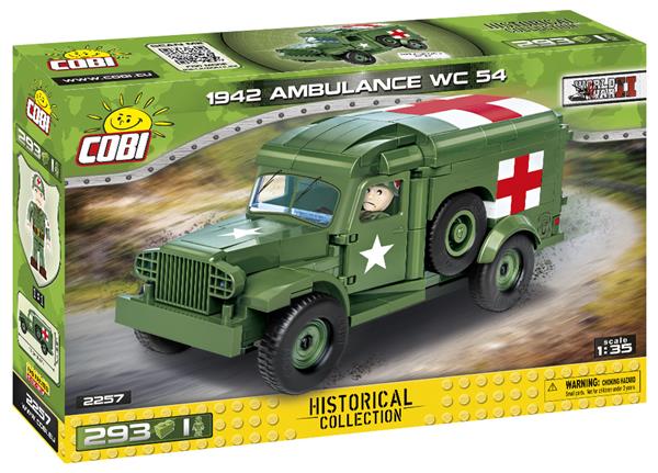 Grote foto cobi ww2 2257 dodge wc54 ambulance kinderen en baby overige
