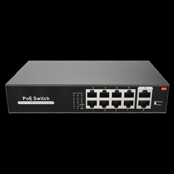 Grote foto dahua oem poe switch 100w unmanaged 8 poorten 2 uplink tot 100mbps sw1008poe 100 e computers en software netwerkkaarten routers en switches