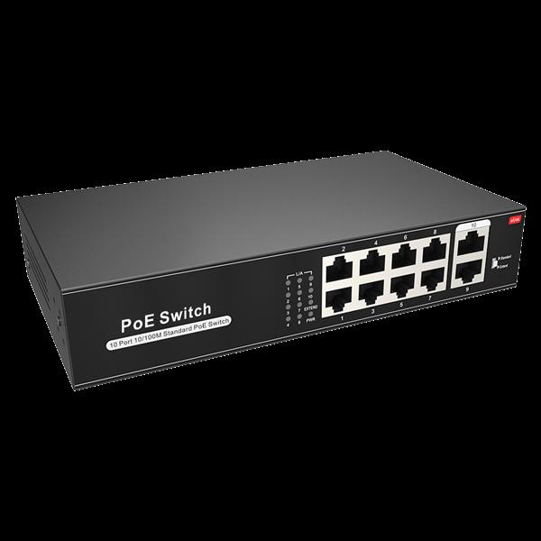 Grote foto dahua oem poe switch 100w unmanaged 8 poorten 2 uplink tot 100mbps sw1008poe 100 e computers en software netwerkkaarten routers en switches