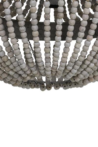 Grote foto luna kralen hanglamp 51 x h63 cm huis en inrichting bankstellen