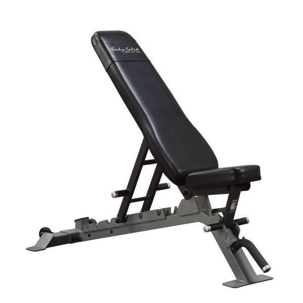 Grote foto proclubline adjustable bench sfid325 grijs sport en fitness fitness