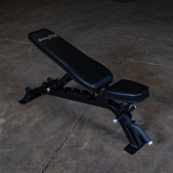 Grote foto proclubline adjustable bench sfid325 grijs sport en fitness fitness