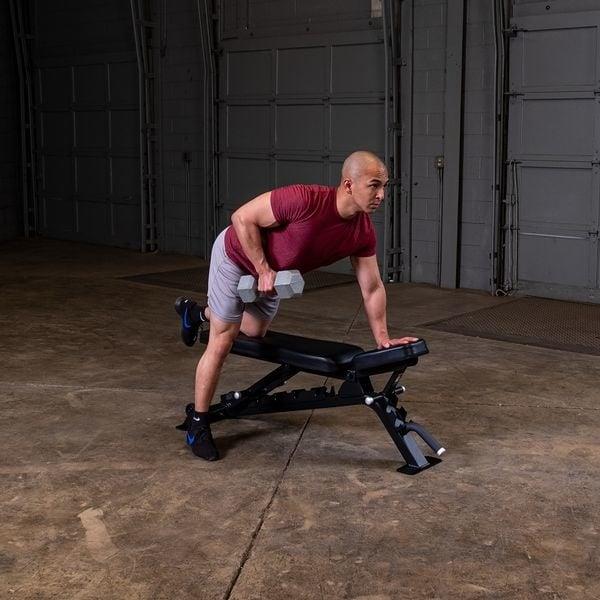 Grote foto proclubline adjustable bench sfid325 grijs sport en fitness fitness