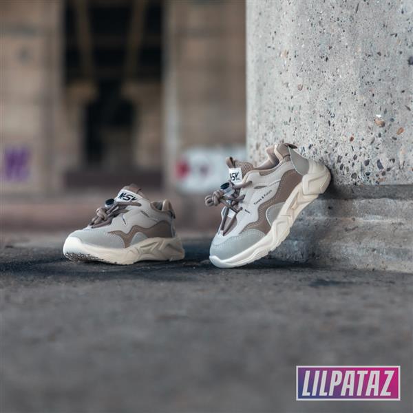 Grote foto futurez beige maat 22 28 kindersneakers maat 28 kinderen en baby schoenen voor meisjes