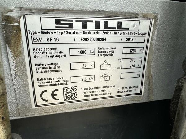 Grote foto vs 21713 elektrische triplex stapelaar still 4266mm freelift bj2018 doe het zelf en verbouw hefwerktuigen