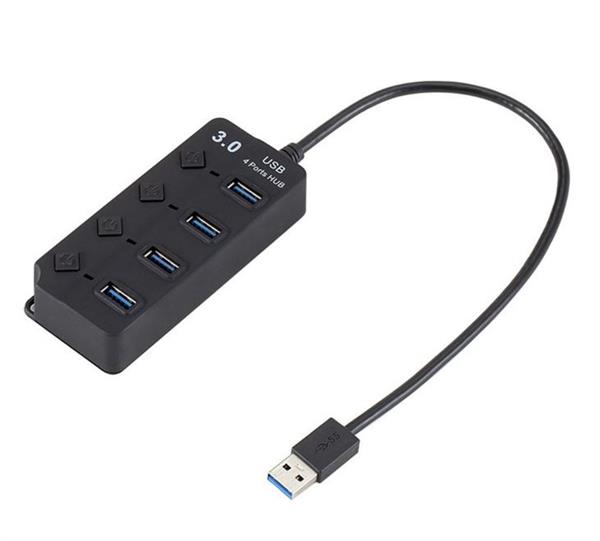 Grote foto drphone xtreme3 4 poorten usb 3.0 hub switch splitter verdeler 5gbps met aan uit schakel computers en software overige computers en software