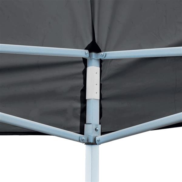 Grote foto vidaxl partytent pop up inklapbaar met zijwanden 3x6 m antraciet tuin en terras overige tuin en terras