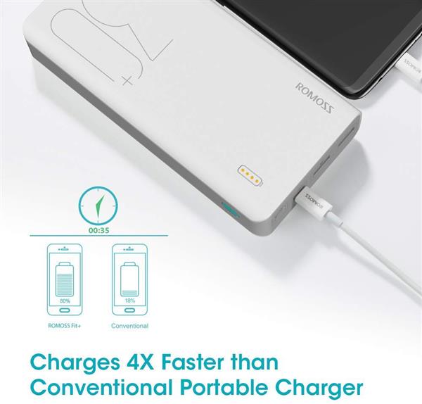 Grote foto drphone rs8 30000 mah powerbank 10 voudige bescherming 3 apparaten laden qualcomm 3.0 usb c telecommunicatie opladers en autoladers