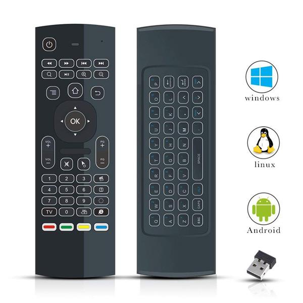 Grote foto drphone air mouse remote afstandbediening 2.4g mx3 pro mini wireless draadloos keyboard toetsenb computers en software overige computers en software