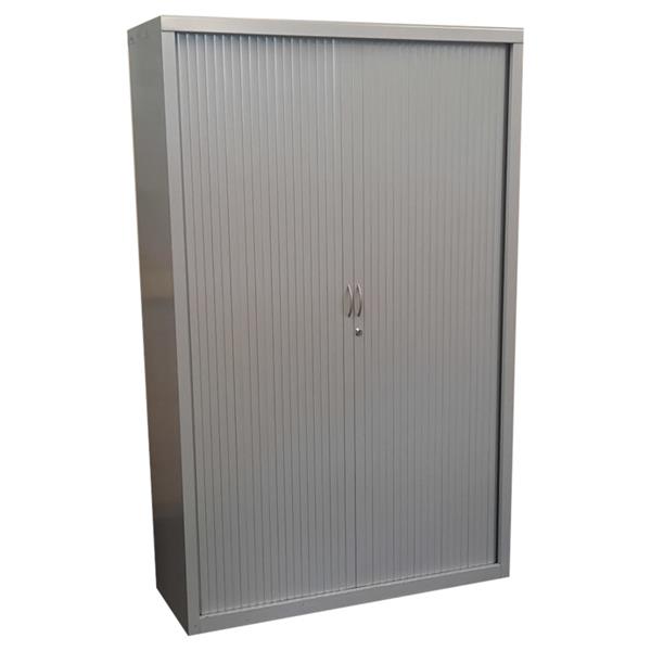 Grote foto roldeurkast zilvergrijs 198 x 125 x 45 huis en inrichting overige