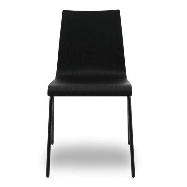 Grote foto kantinestoel zwart eiken zwart huis en inrichting stoelen