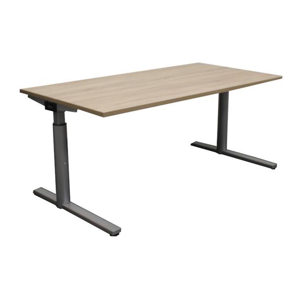 Grote foto slingerbureau zilvergrijs midden eiken b180xd80 huis en inrichting stoelen