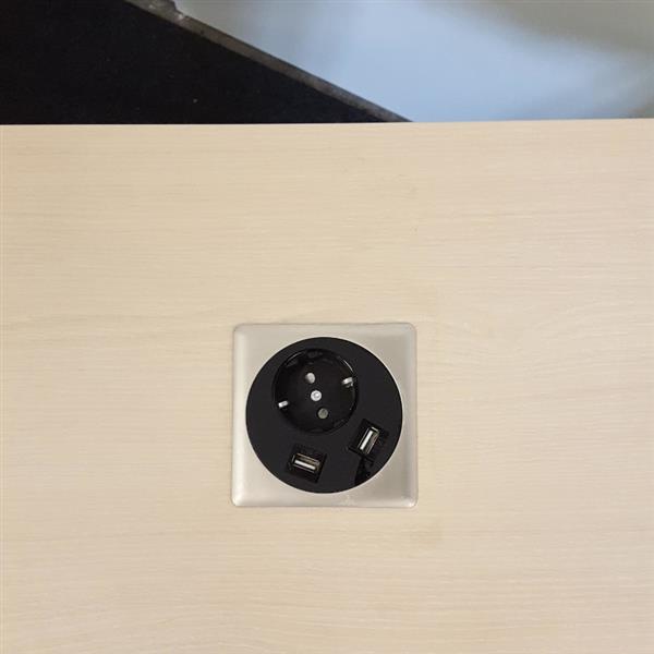 Grote foto elektrisch zit sta bureau wit licht eiken 180 x 90 huis en inrichting stoelen