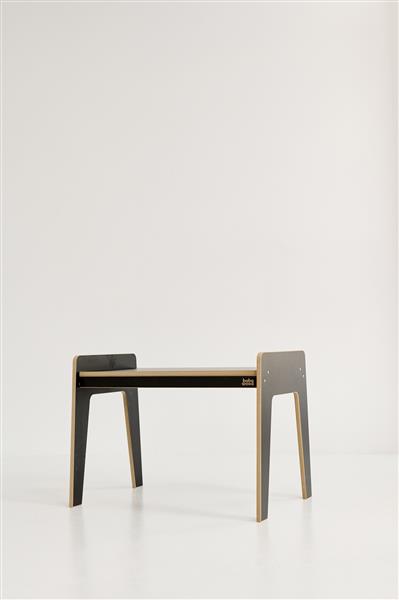 Grote foto houten speeltafel stoel maat l black black kinderen en baby complete kinderkamers