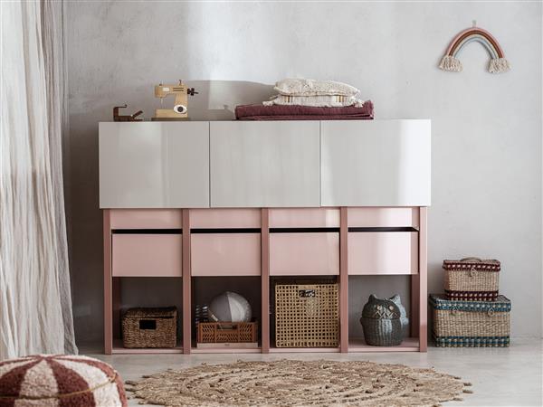 Grote foto ladekast tweens pink pink kinderen en baby complete kinderkamers