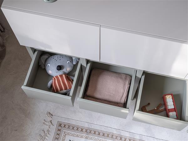 Grote foto ladekast tweens eucalyptus eucalyptus kinderen en baby complete kinderkamers